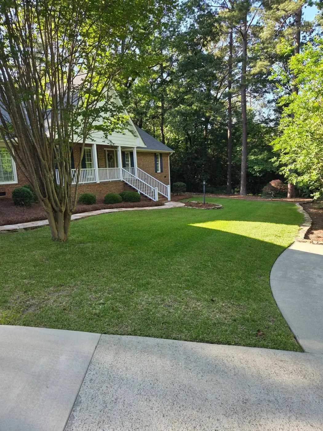 Mowing Yard Maintenance